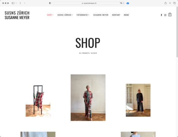 Susns Zürich Online Shop